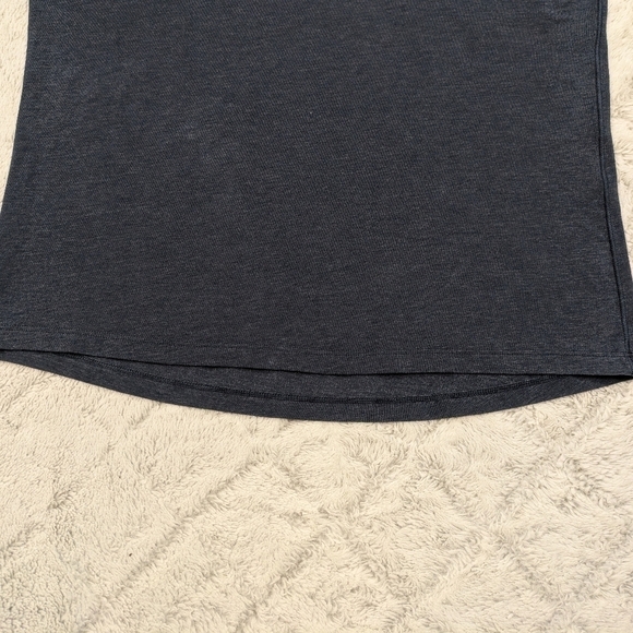 Lululemon Shirt Men's M Blue Navy Heather 5 Year Basic Tee Pima Cotton - Picture 3 of 7